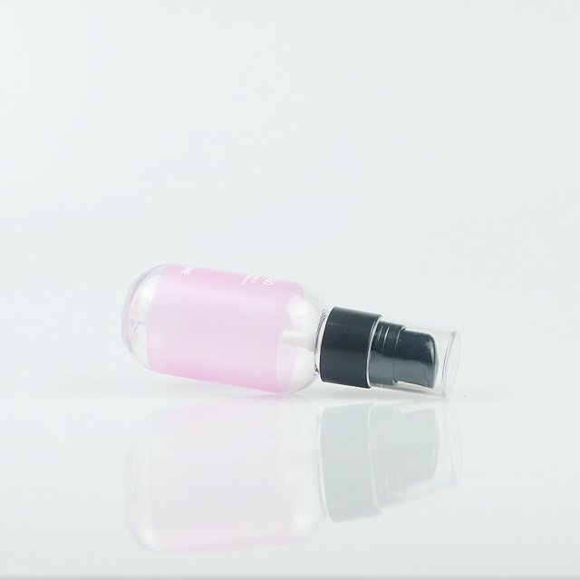 Påfyllningsbar plast petg 60ml gradvis rosa färgförändring