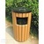 Wood Plastic Composite ECO WPC Outdoor Dustbin