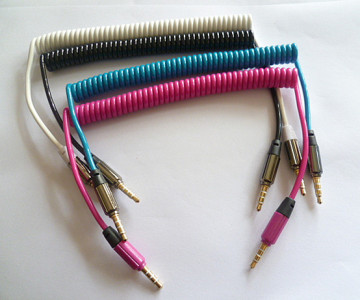 spiral audio cable