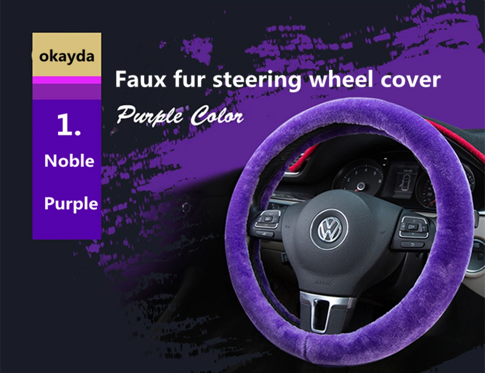 Univeral Leather Auto Steering Wheel Cover From China