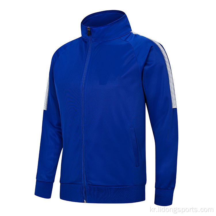 디자인 남성 트랙 슈트 지퍼 체육관 피트니스 운동 재킷