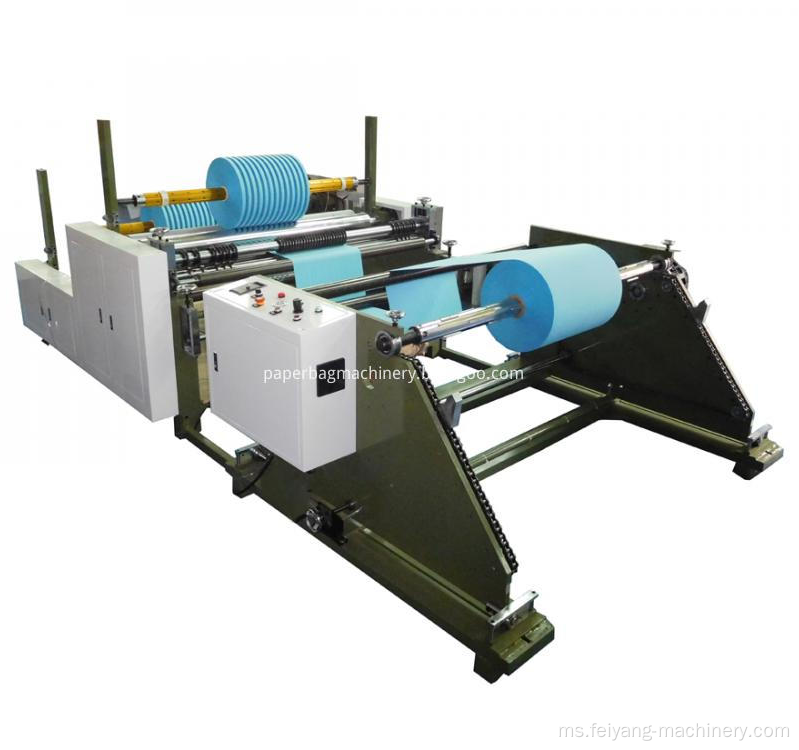 Kertas Rope Roll Slitting Machine Rewinding