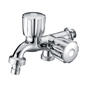 Zinc Dual Handle Wash Machine Faucet Tap Bibcock