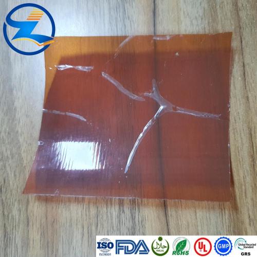 Filem Thermoplastic PVDC Red Brown untuk Pakej Pharm