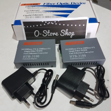 HTB-GM-03 Netlink Gigabit Media Converter 10/100/1000M Base Fiber SC to RJ45 20KM