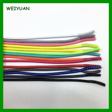 Multicolored durable elastic shoelaces triathlon