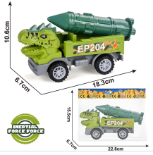 Friction Car, Dinosaur Truck, and Transport Vehicle Toy Promotions from Dollar Item Stores