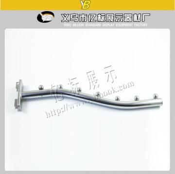 Chrome Plating Straight Pipe Hook for Fashion Shop