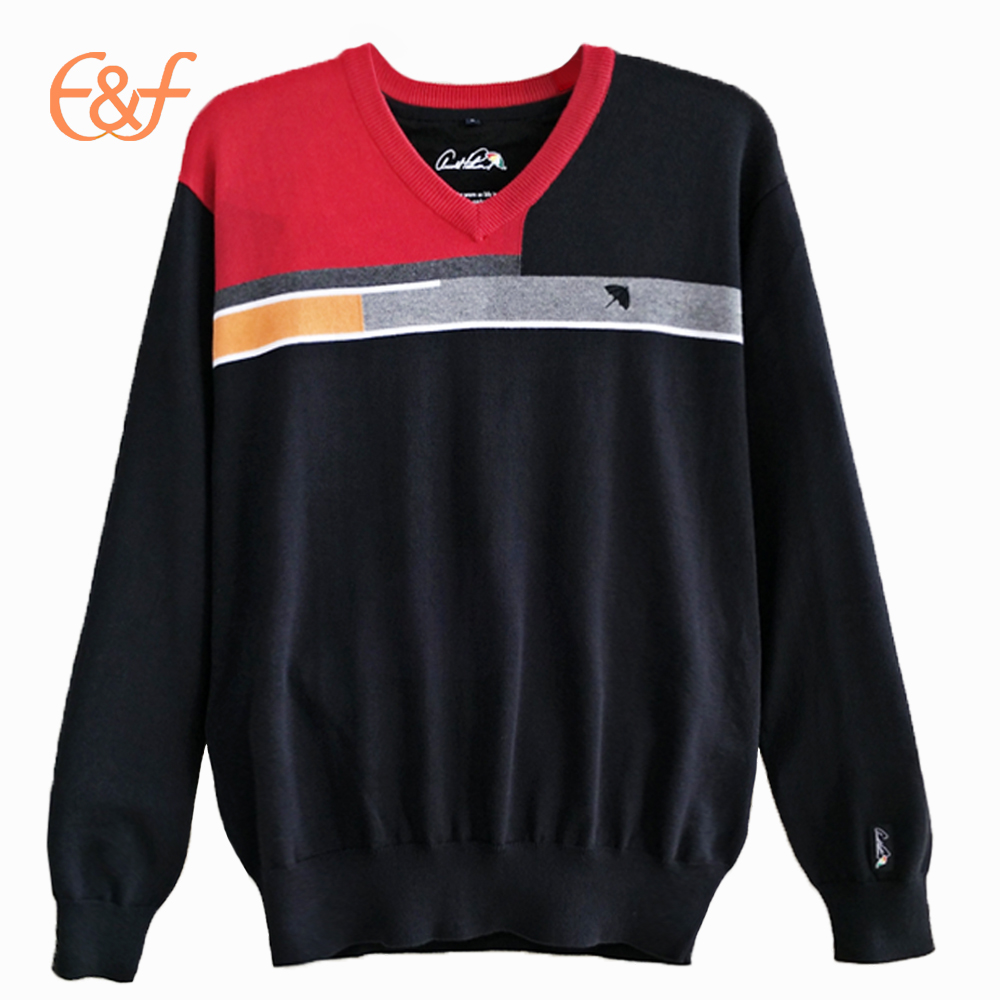 Fashion Mens  Sweater Multicolor Pullover Sweater