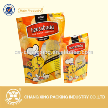 Plastic aluminum laminated zip lock bags for chips product packaging