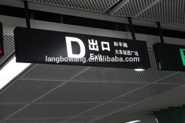 Customized airport sign/supermarket sign/directional sign/suspended sign by Shanghai Numberone Signs Co.,Ltd.