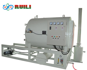 High efficiency plastic melting furnace /screen burning machine