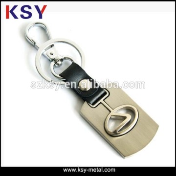 Promotion metal keychain with Twist Key Ring