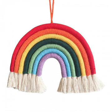Handmade Macrame Rainbow Wall Hanging Manufacturer