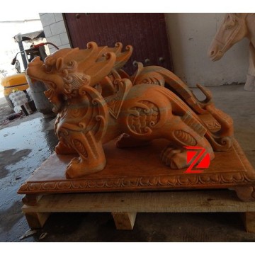 marble pi yao sculpture