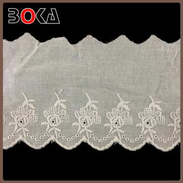 handcut BOKA 4" TC cotton embroidery Lace for pets BK-TRM2085