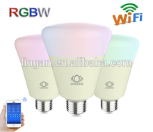 New wireless controlled smart elcetric wifi lamp bulbs eu us standard