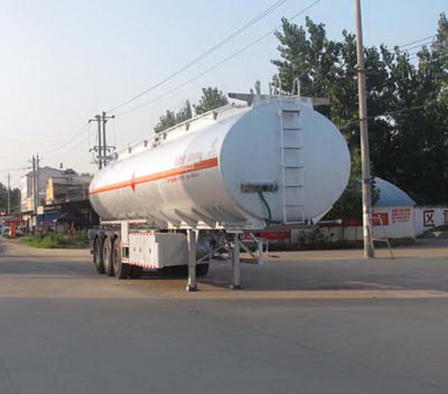 11m Aluminium Alloy Flammable Liquid Transport نصف مقطورة