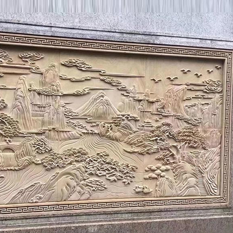 ランドスケープダリストーンカービング Landscape Dali Stone Carving