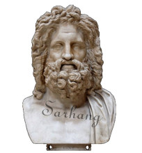 Greek Gods Zeus Marble Bust