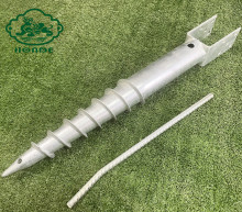 Galvanizing Spiral Screw Pile Anchor For Sheds
