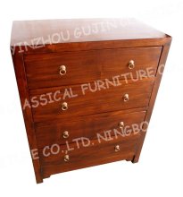Contemporary Wood Bathroom Chest of Drawers