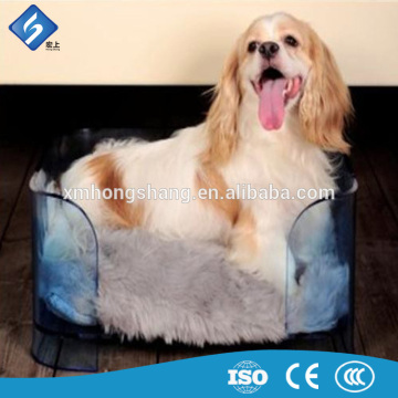 Round Shaped Comfortable Warm Acrylic Pet Beds