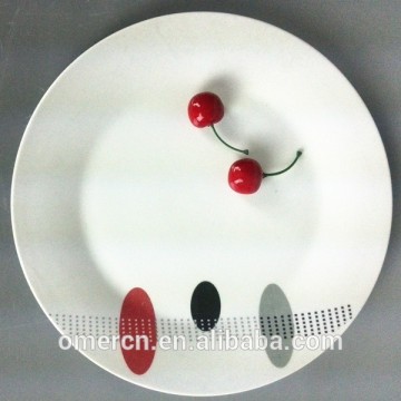 porcelain cheap flat plate &dinner plate