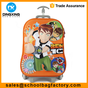 School Bag Trolley 3D eva trolley bag Child trolley bag