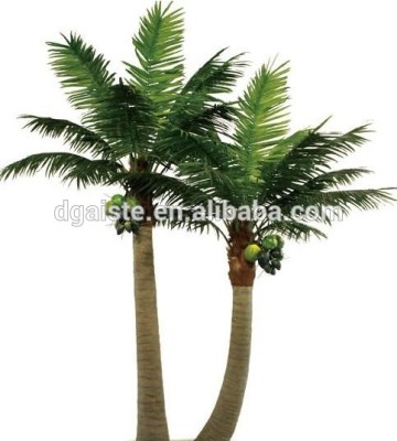 Artificial outdoor coconut palm tree plastic tall tree