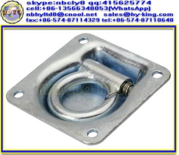 2T heavy duty tie down rings , cargo trailer tie downs , flush mount tie downs