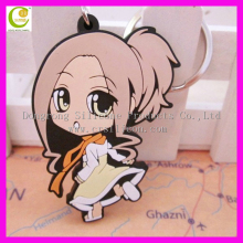 Promotional soft PVC keychain, soft pvc rubber keychain
