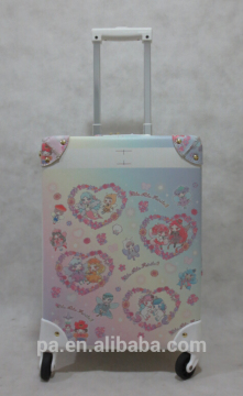 PP printing classical trunk luggage box /vintage trolley luggage suitcase/ vintage luggage set/trolley luggage