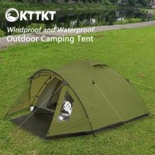 4.5kg green outdoor camping Double layer tent