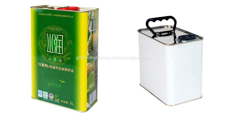 Automatic tinplate round paint chemical can making production line