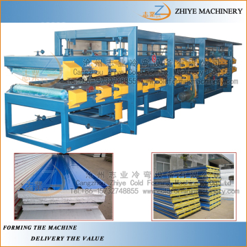 Eps & Rockwoll Sandwich Panel Cold Rolling Forming Machinery