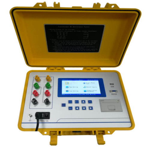 Three-channel DC resistance tester