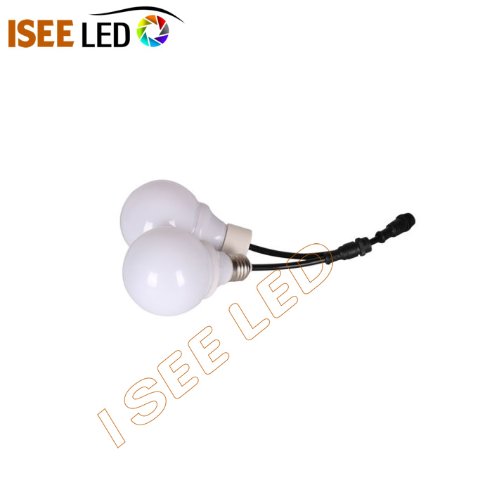 DMX512 Hanging Milky Dîjîtal 3D LED bulb