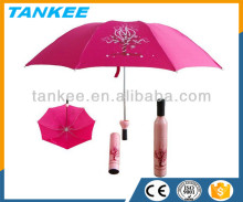 Fashion Outdoor Folding Wine Bottle Umbrella, promotional umbrella