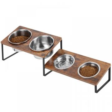 Elevated Dog Tilted Bowls Stand Set