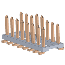 OBD Male 16P Framed Connector