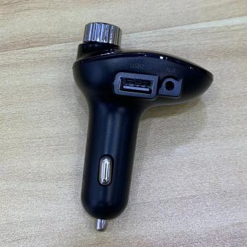 USB Car Charger with FM Transmitter and AUX Input