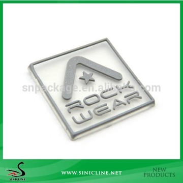 Sinicline Factory Made Square Transparent Rubber Label