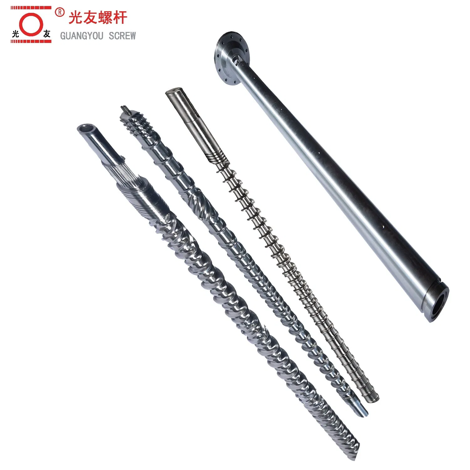 ইউনিভার্সাল এক্সট্রুডার মডেলের জন্য 20-500 মিমি প্লাস্টিক এক্সট্রুডার স্ক্রু এবং ব্যারেল