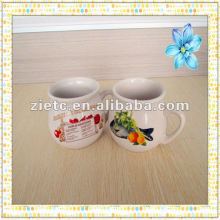 spoon ceramic mug with decal paper