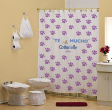 staysweet custom PEVA Material bath shower curtain