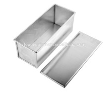 Rectangle aluminm loaf pans for bakery used