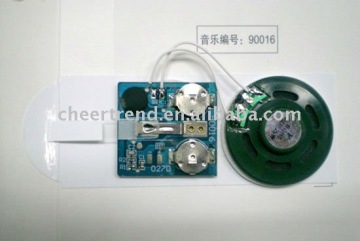 Voice recordable module for card