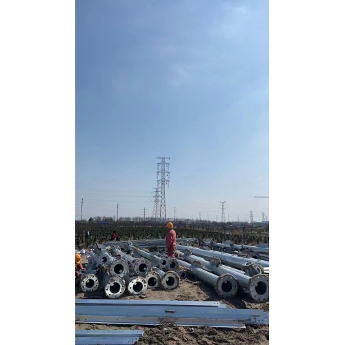 220KV Steel Tubular Tower Para sa Mataas na Boltahe