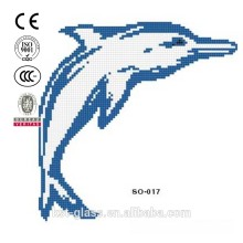 3d floor art Swimming pool mosaic